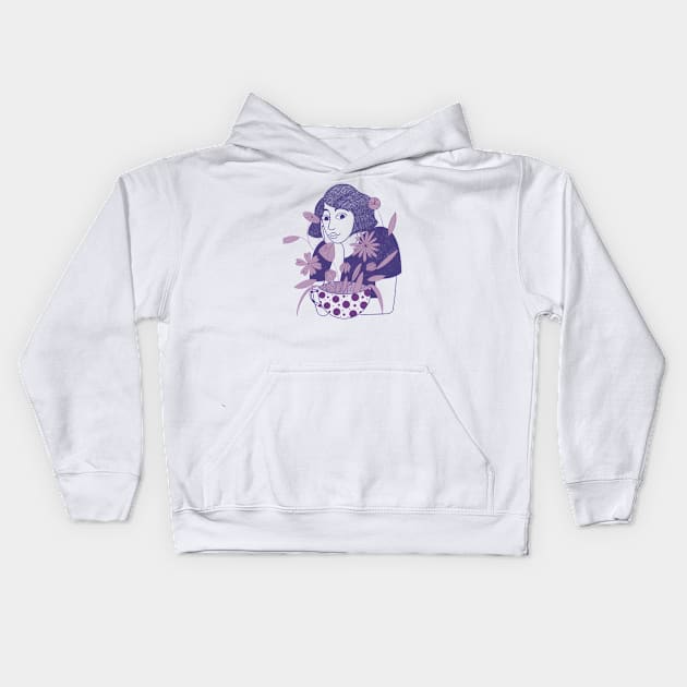 You're Blooming Kids Hoodie by Nicole Marra